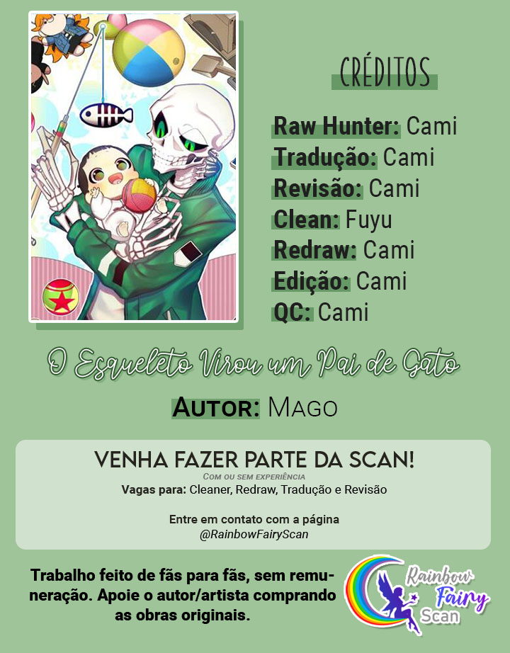 O esqueleto virou um pai de gato-Chapter 36